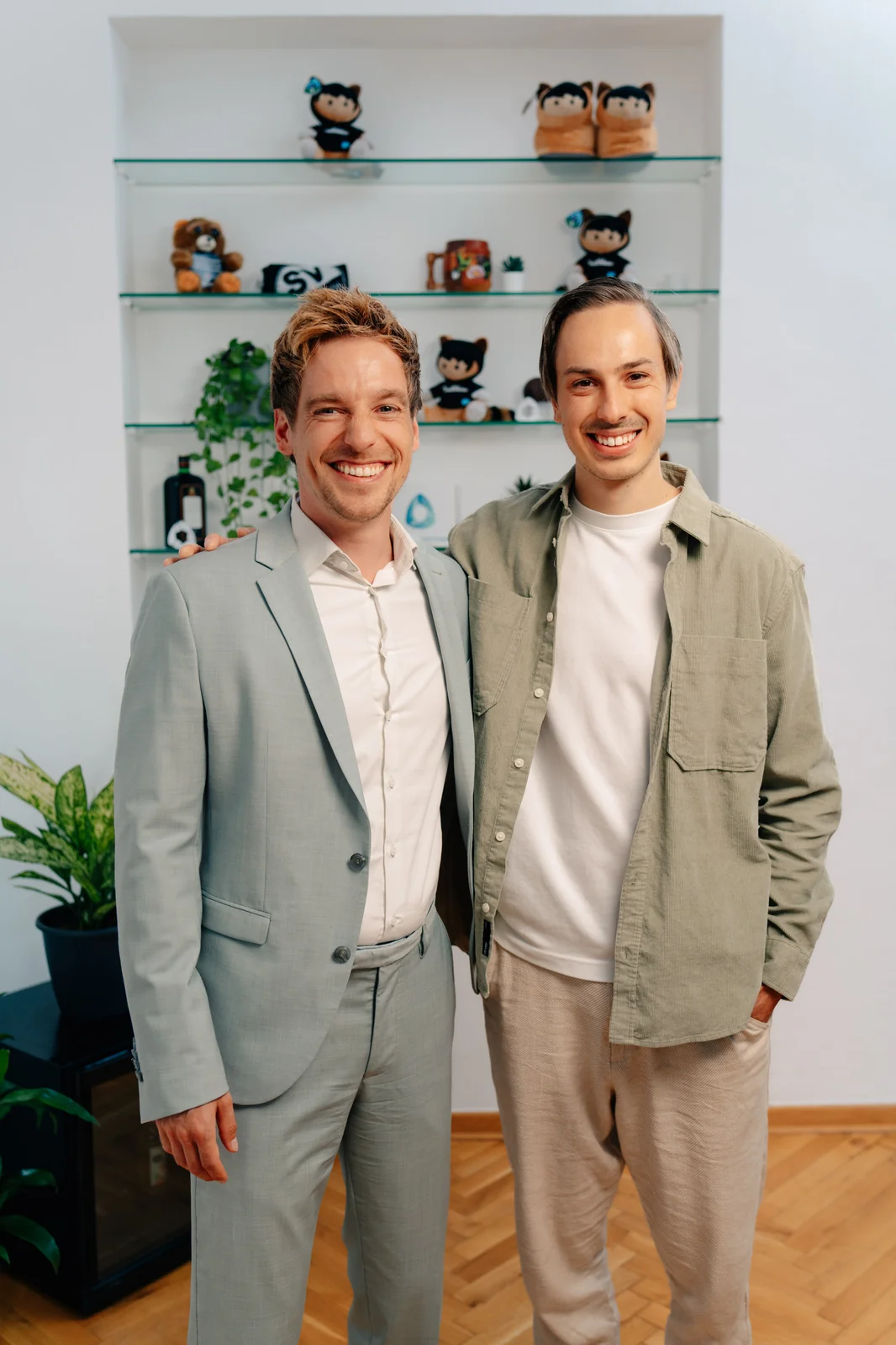 The two founders Thorsten Winkels and Christopher Uhrig